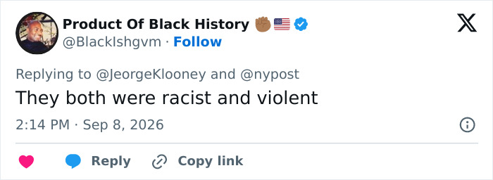 A social media post on X about Karmelo Anthony's hateful texts stating 'They both were racist and violent.'