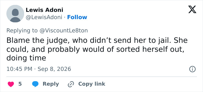 Screenshot of a tweet by Lewis Adoni, discussing Katie Price and her corrective surgery. Screenshot of a tweet by Lewis Adoni, discussing Katie Price and her corrective surgery.