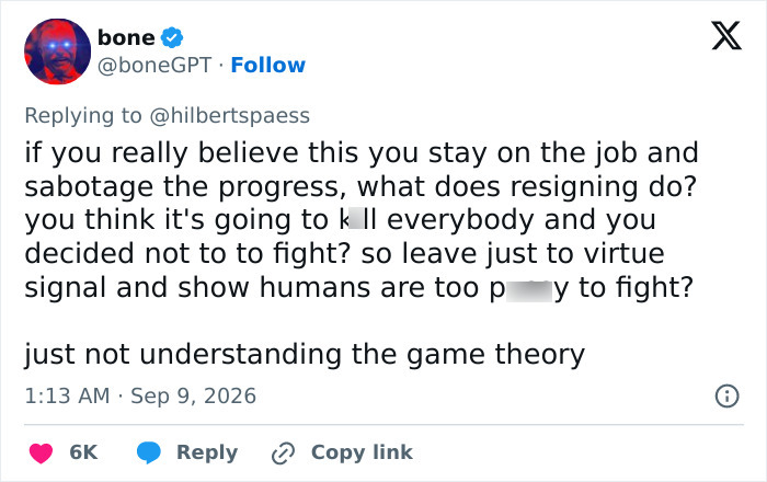 A tweet questions the impact of a researcher resigning regarding Stephen Hawking's AI warning, and the future of AI. A tweet questions the impact of a researcher resigning regarding Stephen Hawking's AI warning, and the future of AI.