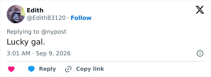 Twitter comment in response to the news about Billy Baldwin.