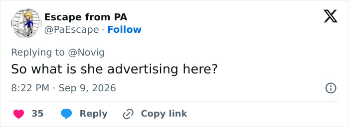 A social media post with a vicious backlash to Sydney Sweeney's racy betting ad campaign. A social media post with a vicious backlash to Sydney Sweeney's racy betting ad campaign.