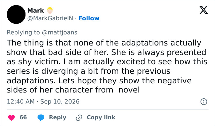 Mark user is furious over Gen Z Stephen King adaptation, hoping for a more accurate portrayal. Mark user is furious over Gen Z Stephen King adaptation, hoping for a more accurate portrayal.
