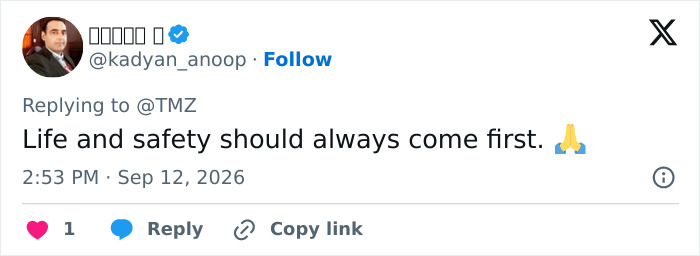 A tweet about a woman who loses her life after undergoing 6 cosmetic procedures at once, stating life and safety should always come first. A tweet about a woman who loses her life after undergoing 6 cosmetic procedures at once, stating life and safety should always come first.