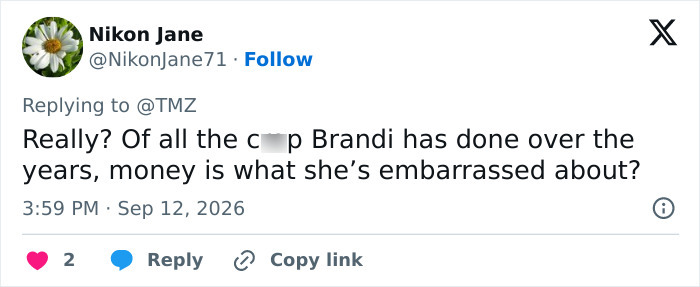 &lsquo;Embarrassed&rsquo; Brandi Glanville Breaks Down Over Asking Fans For Money Amid Ongoing Facial Disfigurement