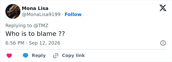 Tweet asking who is to blame regarding the tragic outcome of cosmetic procedures. Tweet asking who is to blame regarding the tragic outcome of cosmetic procedures.