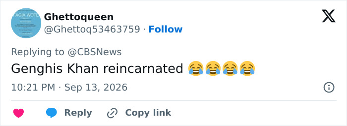 A social media post jokingly calling a single dad Genghis Khan reincarnated, in response to the surrogate baby expos&eacute;.