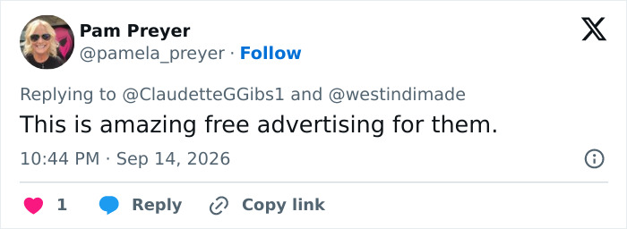 Screenshot of a social media comment praising the fence builders' response as amazing free advertising. Screenshot of a social media comment praising the fence builders' response as amazing free advertising.
