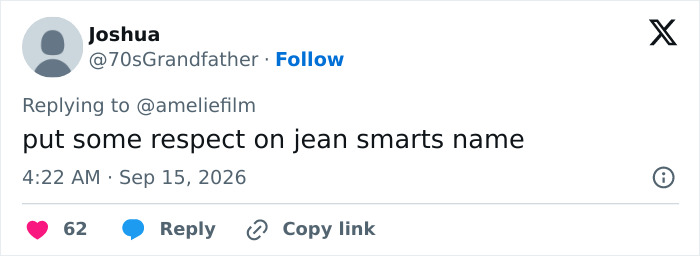 A TV fan's tweet shows fury about Emmy winners, specifically defending Jean Smart's reputation. A TV fan's tweet shows fury about Emmy winners, specifically defending Jean Smart's reputation.