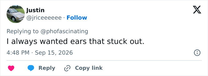 Justin comments on Adam Driver plastic surgery speculation, noting a desire for ears that stick out.