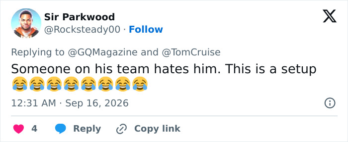 Tom Cruise Gets Ruthlessly Mocked Over “Embarrassing” New Photoshoot As Fans Zero In On His Unusual Look Tom Cruise Gets Ruthlessly Mocked Over “Embarrassing” New Photoshoot As Fans Zero In On His Unusual Look