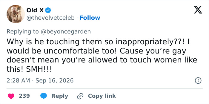 A tweet showing intense scrutiny over an awkward interaction with Zendaya's stylist.