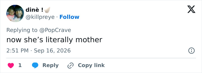 A tweet shows a netizen commenting Lena Dunham is now a mother after welcoming her first baby via surrogate. A tweet shows a netizen commenting Lena Dunham is now a mother after welcoming her first baby via surrogate.