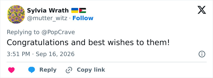 A tweet shows a netizen congratulating Lena Dunham after welcoming her first baby via surrogate. A tweet shows a netizen congratulating Lena Dunham after welcoming her first baby via surrogate.