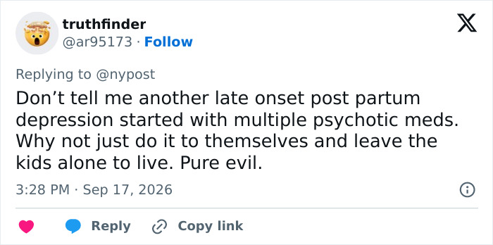 A social media comment from truthfinder discussing postpartum depression in relation to the mom and daughter in Las Vegas. A social media comment from truthfinder discussing postpartum depression in relation to the mom and daughter in Las Vegas.