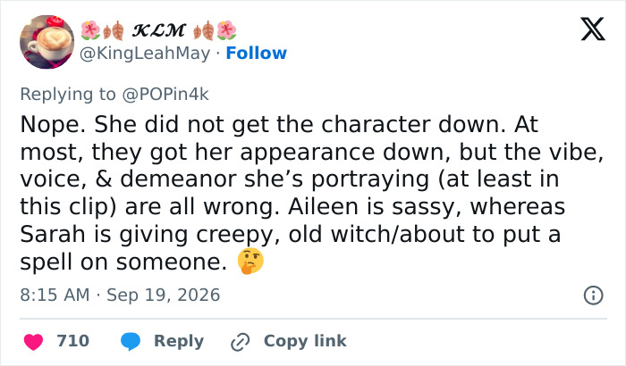 A user tweet comparing two Hollywood A-listers playing the disturbing criminal Aileen Wuornos, mentioning Sarah Paulson. A user tweet comparing two Hollywood A-listers playing the disturbing criminal Aileen Wuornos, mentioning Sarah Paulson.