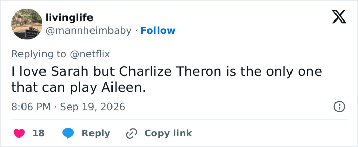 A post about Hollywood A-Listers who played a disturbing criminal like Aileen Wuornos. A post about Hollywood A-Listers who played a disturbing criminal like Aileen Wuornos.