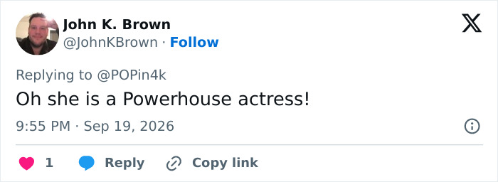 A fan post calling the actress a powerhouse, related to two Hollywood A-Listers who played this disturbing criminal A fan post calling the actress a powerhouse, related to two Hollywood A-Listers who played this disturbing criminal