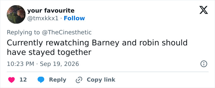 A social media post discussing characters from the greatest face card on TV series A social media post discussing characters from the greatest face card on TV series