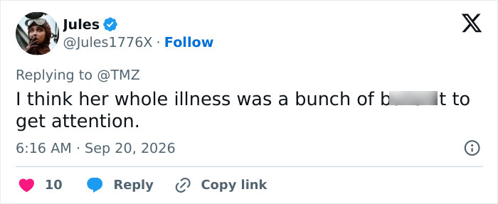 Social media comment discussing Celine Dion's illness and comeback controversy Social media comment discussing Celine Dion's illness and comeback controversy