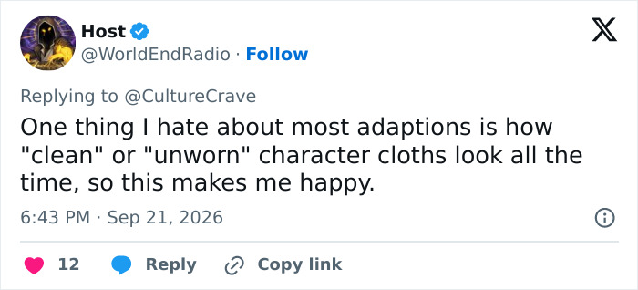 A tweet on X about the costume detail of a Hollywood Actress' Physique in a movie. A tweet on X about the costume detail of a Hollywood Actress' Physique in a movie.