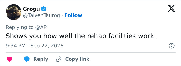 A social post about rehab facilities, related to Hayden Panettiere A social post about rehab facilities, related to Hayden Panettiere