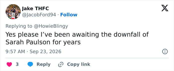 A social media comment discussing the Lizzie Borden series cast and a controversial performance. A social media comment discussing the Lizzie Borden series cast and a controversial performance.