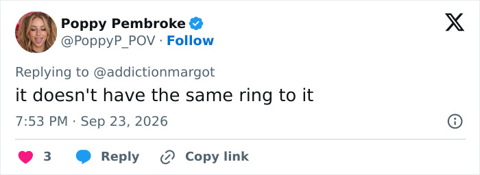 Social media user comments on lack of appeal in Margot Robbie's name change Social media user comments on lack of appeal in Margot Robbie's name change