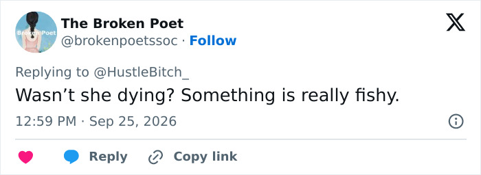 Tweet expressing doubt about Celine Dion's health and comeback Tweet expressing doubt about Celine Dion's health and comeback
