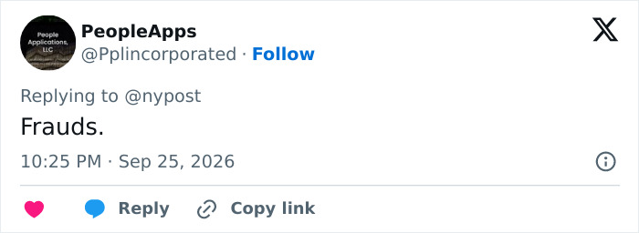 Twitter reply labeling employees as frauds in corgi tech startup scandal