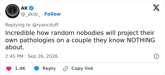 Tweet criticizing public judgment about couple in viral Giants clip