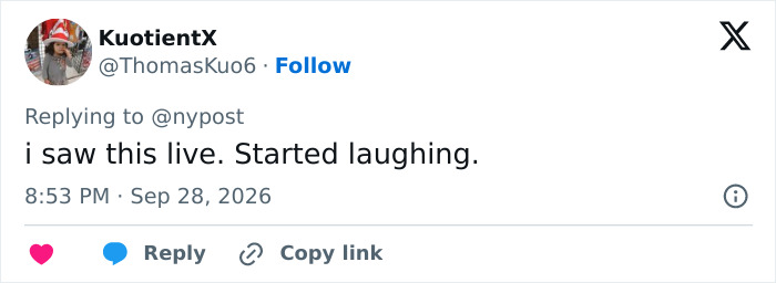 A social media comment about the viral blonde from Florida-Ole Miss game.