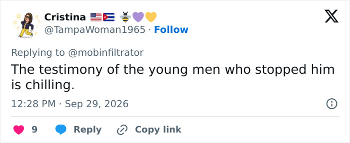 A post on social media mentioning the chilling testimony about Brock Turner. A post on social media mentioning the chilling testimony about Brock Turner.