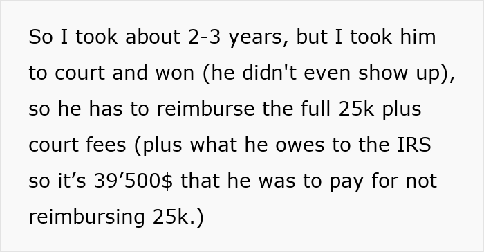 Man Refuses To Repay His Girlfriend $25K, Has No Idea How Expensive That Decision Will Become Man Refuses To Repay His Girlfriend $25K, Has No Idea How Expensive That Decision Will Become
