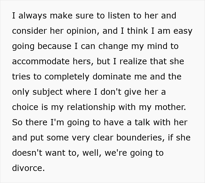 Husband plans clear boundaries in marriage over sick mom