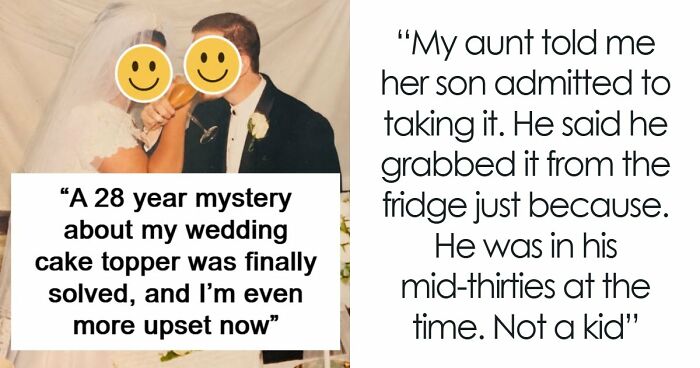 A 28-Year-Old Wedding Cake Mystery Gets Accidentally Solved, Leaves Bride Even More Upset