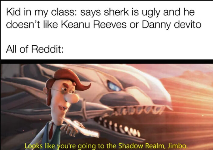 Reddit cringe memes about Shrek and Keanu Reeves