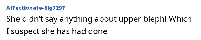 Jennifer Lawrence plastic surgery confession sparks scrutiny and backlash. User comment about upper blepharoplasty.