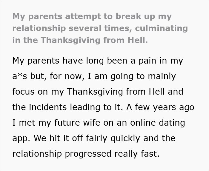 Religious Parents Try To Sabotage Son's Relationship But Fail When Extended Family Sides With Him Religious Parents Try To Sabotage Son's Relationship But Fail When Extended Family Sides With Him
