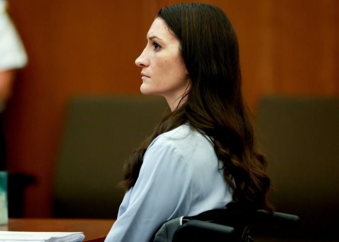 Lindsay Clancy during her trial where the jury failed to reach a verdict, resulting in a mistrial. Lindsay Clancy during her trial where the jury failed to reach a verdict, resulting in a mistrial.