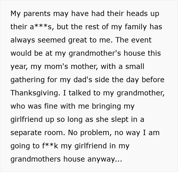Religious Parents Try To Sabotage Son's Relationship But Fail When Extended Family Sides With Him Religious Parents Try To Sabotage Son's Relationship But Fail When Extended Family Sides With Him