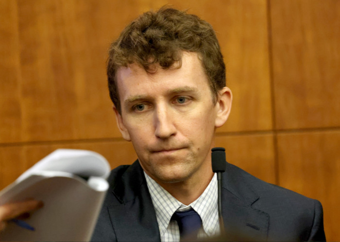 A man in a suit looks on during the Lindsay Clancy trial that resulted in a mistrial due to a hung jury. A man in a suit looks on during the Lindsay Clancy trial that resulted in a mistrial due to a hung jury.