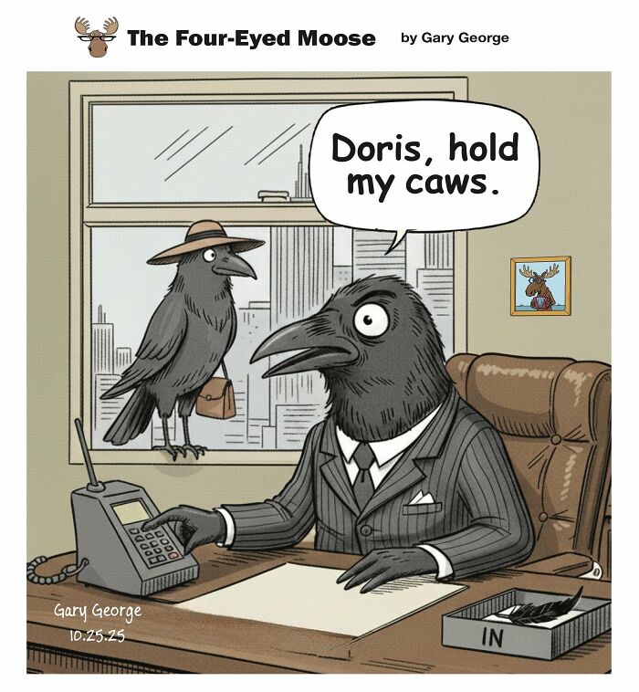 Gary George Turns Everyday Situations Into Cleverly Absurd Comics (30 Pics)