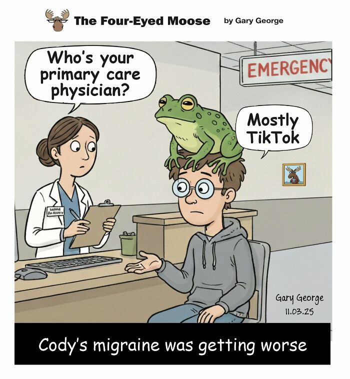 Gary George Turns Everyday Situations Into Cleverly Absurd Comics (30 Pics)