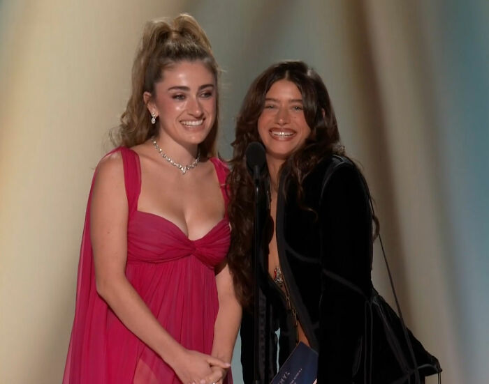 Stars present at Emmys, their joke met with silent stares causing fans to cringe. Stars present at Emmys, their joke met with silent stares causing fans to cringe.