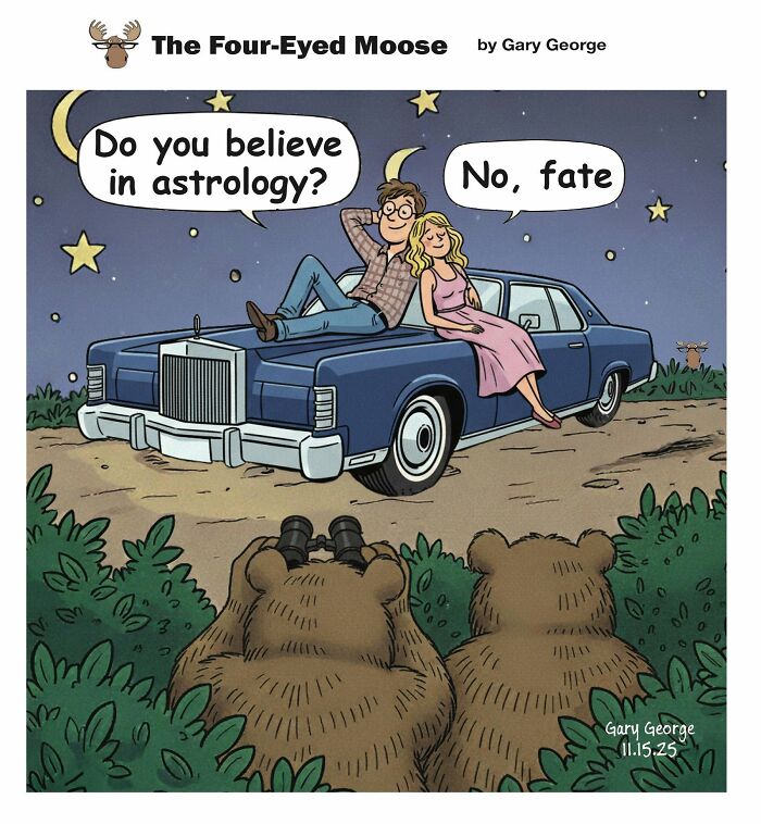 Gary George Turns Everyday Situations Into Cleverly Absurd Comics (30 Pics)