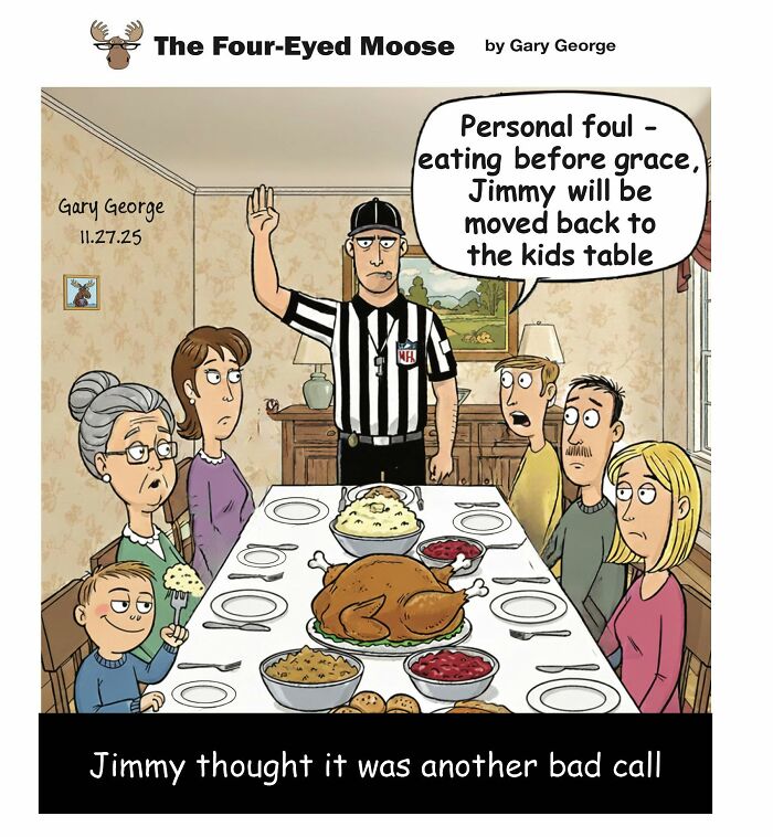 Gary George Turns Everyday Situations Into Cleverly Absurd Comics (30 Pics)