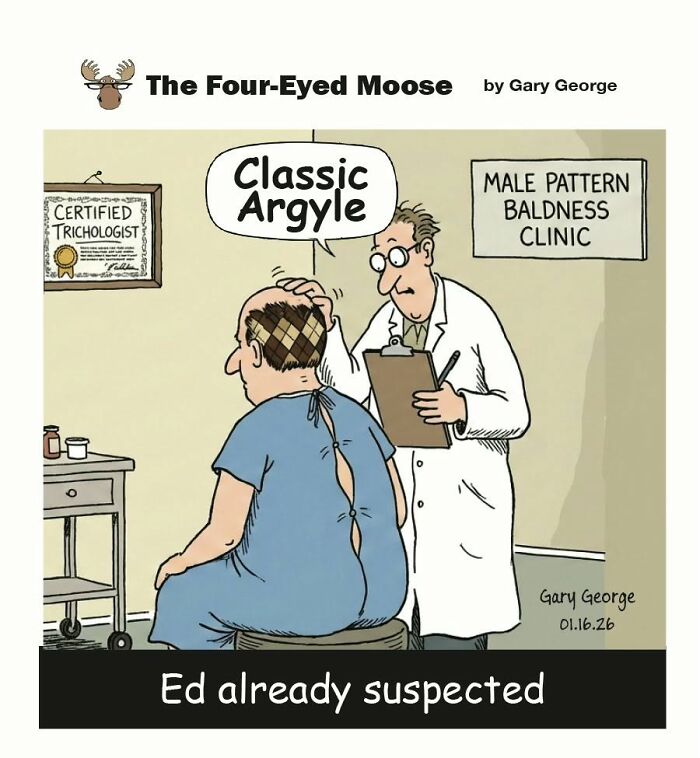 Gary George Turns Everyday Situations Into Cleverly Absurd Comics (30 Pics)