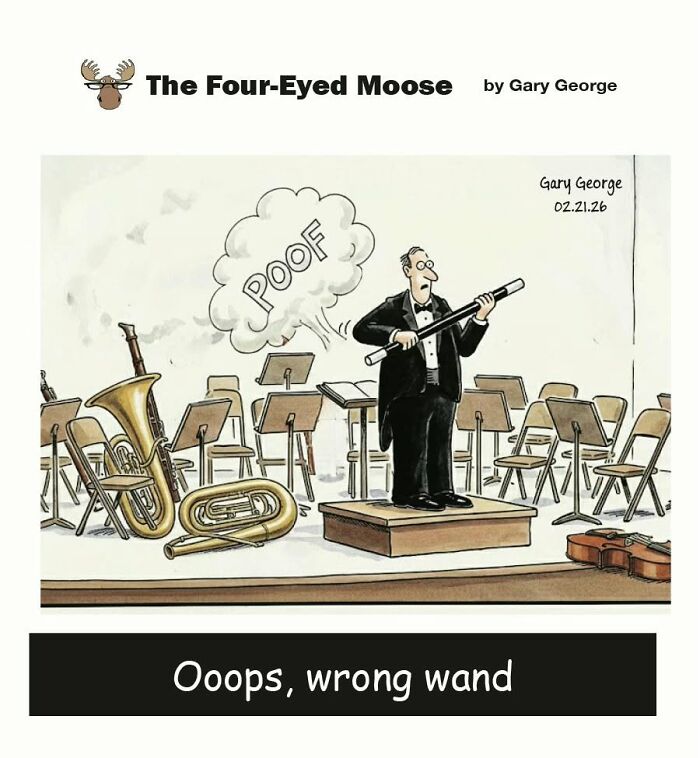 Gary George Turns Everyday Situations Into Cleverly Absurd Comics (30 Pics)