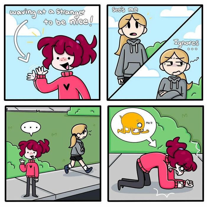 Artist Turns Awkward And Relatable Everyday Moments Into Funny Comics (32 Pics)