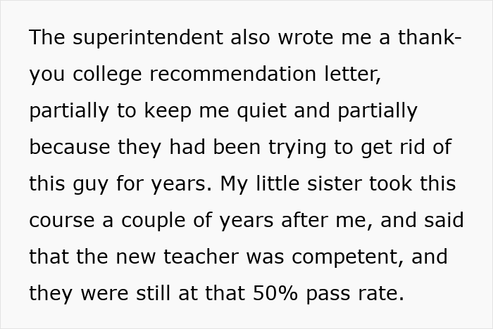 Chauvinist Teacher Turns Student's Life Nightmarish, She Makes Sure High School Gets Rid Of Him Chauvinist Teacher Turns Student's Life Nightmarish, She Makes Sure High School Gets Rid Of Him